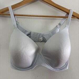 Aerie Bra 38DD Real Sunnie Full Coverage Lt Blue Gray T-Shirt Bra Underwire Soft